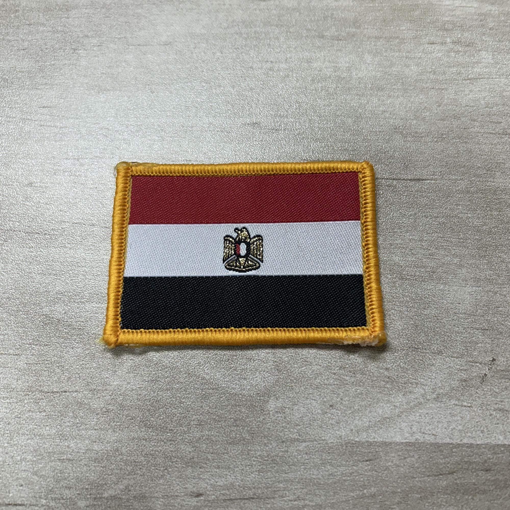 The national flag of Egypt worn by Egyptian Scouts chest Badge Patch for Uniforms - Boy Scout Collectible Badge - Image 3