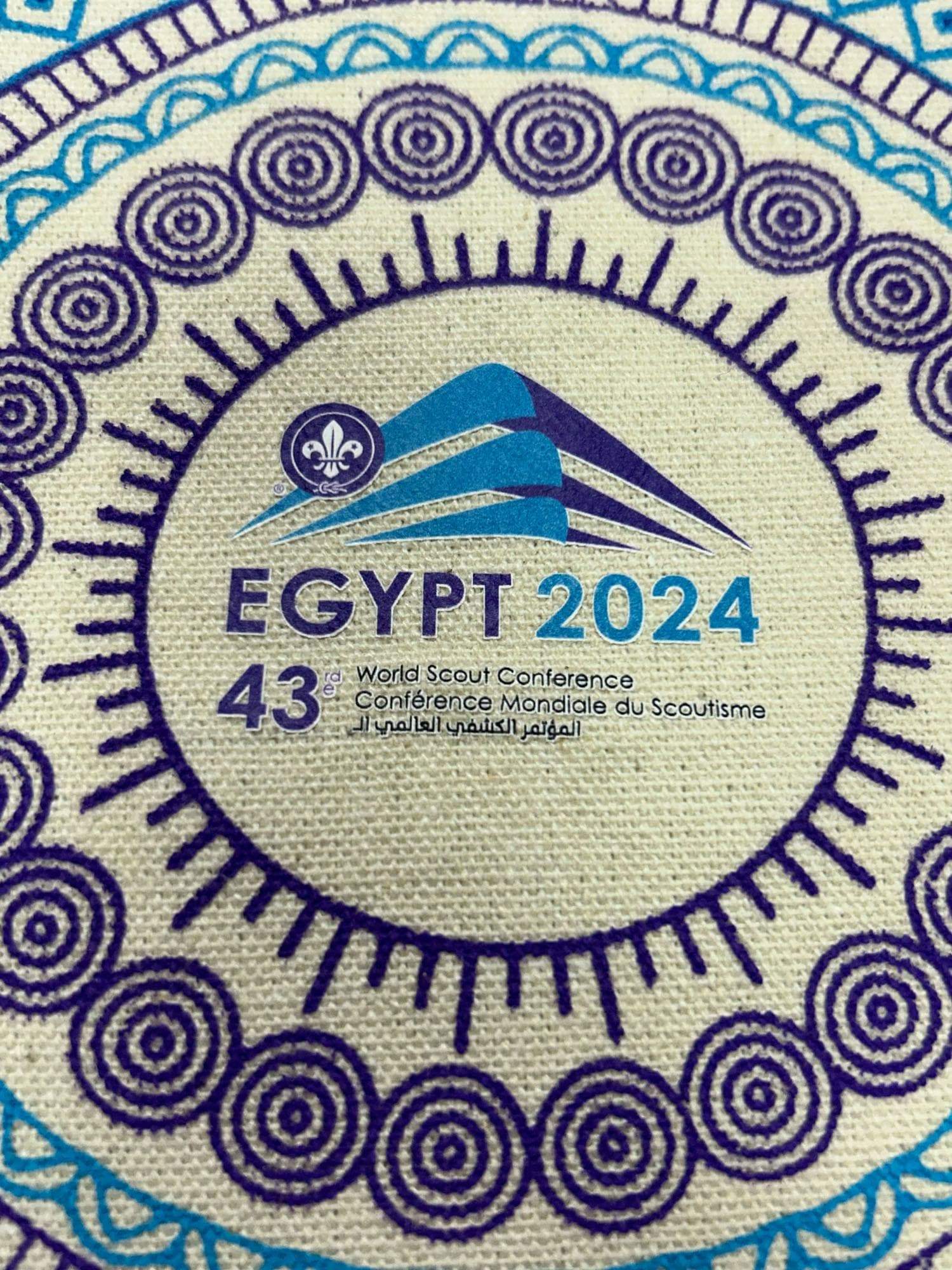43rd World Scout Conference Tote Bag - Boy Scout Collectible Badge - WOSM Egypt 2024 - Image 4