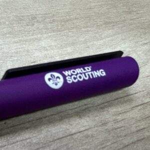 NEW World Scouting & Ready for Life Plastic Purple Pen - Very Rare - Boy Scout Collectible