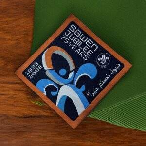 Scouts & Guides Wadi El Nil 75 Years anniversary diamond Jubilee Badge Patch 1933 - 2008 - Boy Scout Collectible