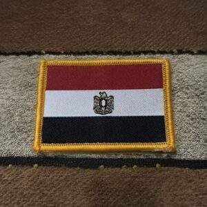 The national flag of Egypt worn by Egyptian Scouts chest Badge Patch for Uniforms - Boy Scout Collectible Badge