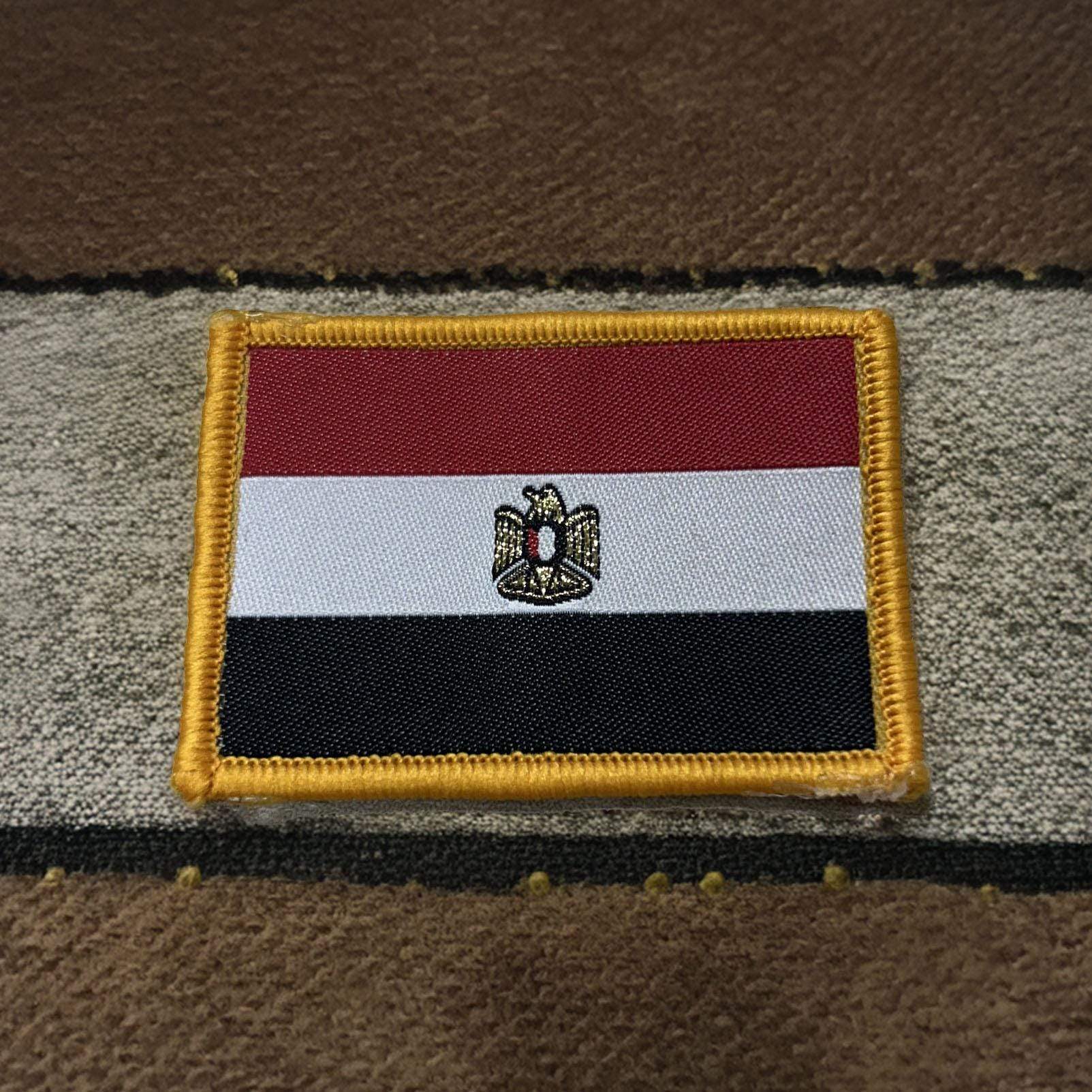 The national flag of Egypt worn by Egyptian Scouts chest Badge Patch for Uniforms - Boy Scout Collectible Badge