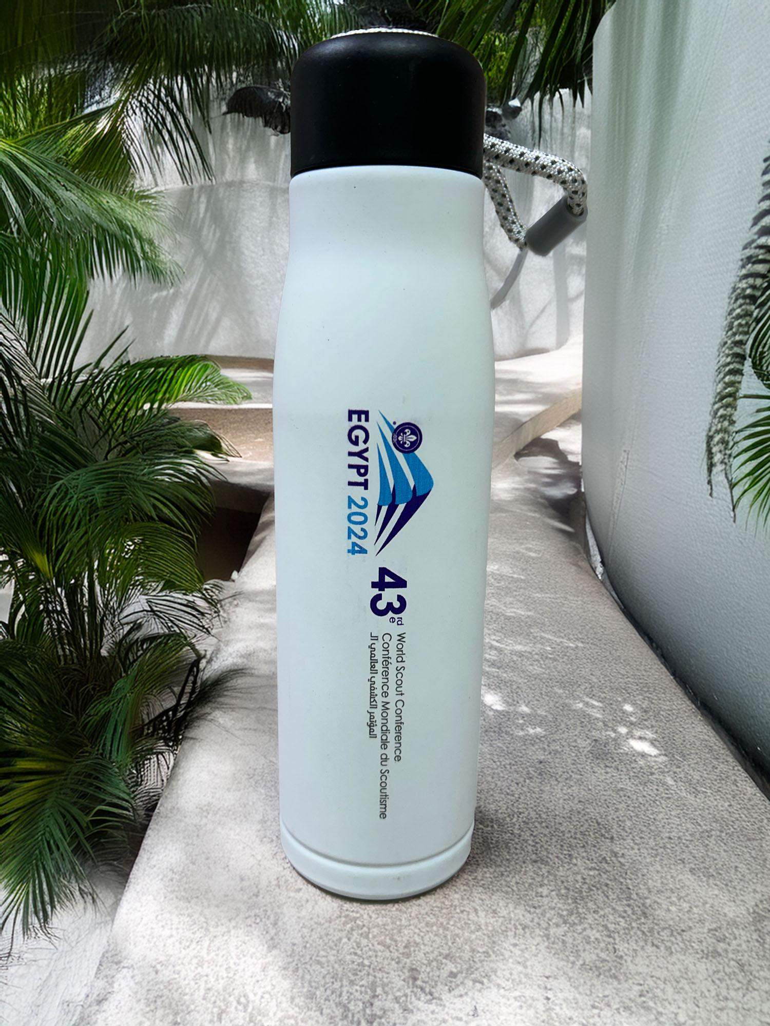 43rd World Scout Conference Water Flask 550ml - Boy Scout Collectible Badge - WOSM Egypt 2024