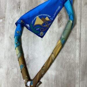33rd Arab Scout Jamboree Egyptian Federation for Scouts and Girl Guides Contingent Colored Neckerchief - Boy Scout Collectible - UAE 2023