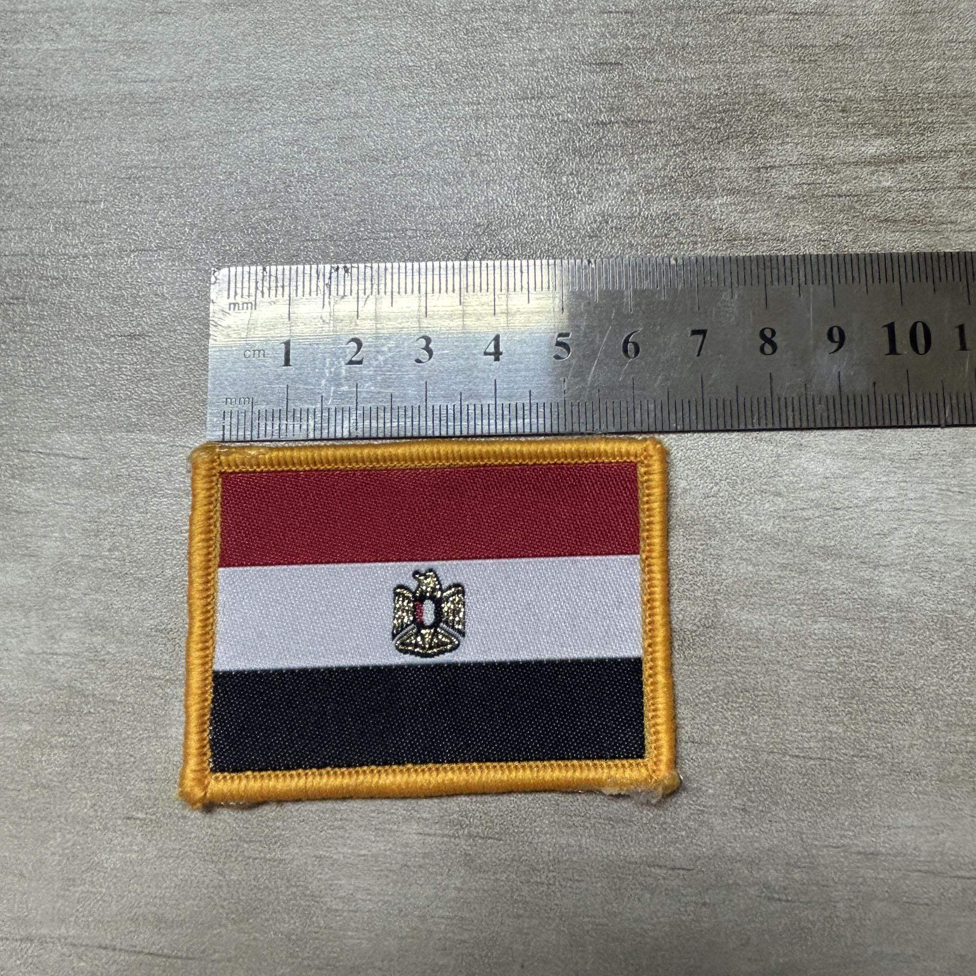 The national flag of Egypt worn by Egyptian Scouts chest Badge Patch for Uniforms - Boy Scout Collectible Badge - Image 4