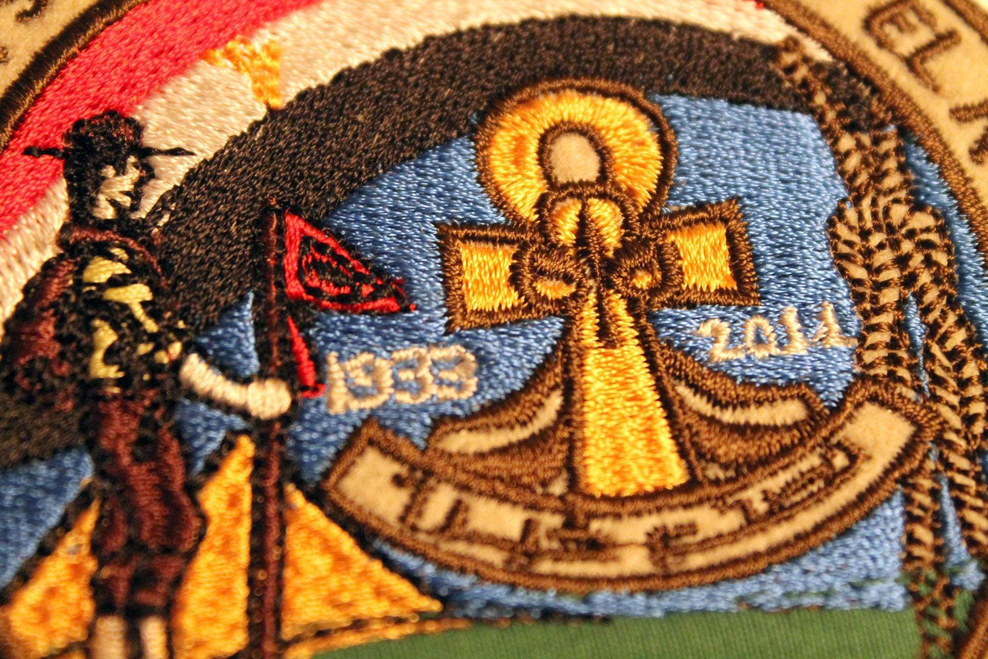 The 22nd World Scout Jamboree in Sweden 2011 SGWEN Egyptian Contingent Official Embroidery Badge Patch Uniform - Boy Scout Collectible Badge - Image 2